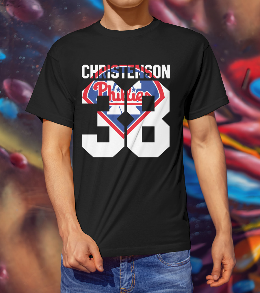 Christenson 38 Philadelphia Phillies 1981 Baseball T-Shirt