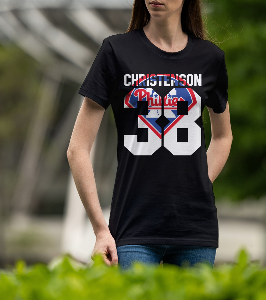 Christenson 38 Philadelphia Phillies 1981 Baseball T-Shirt
