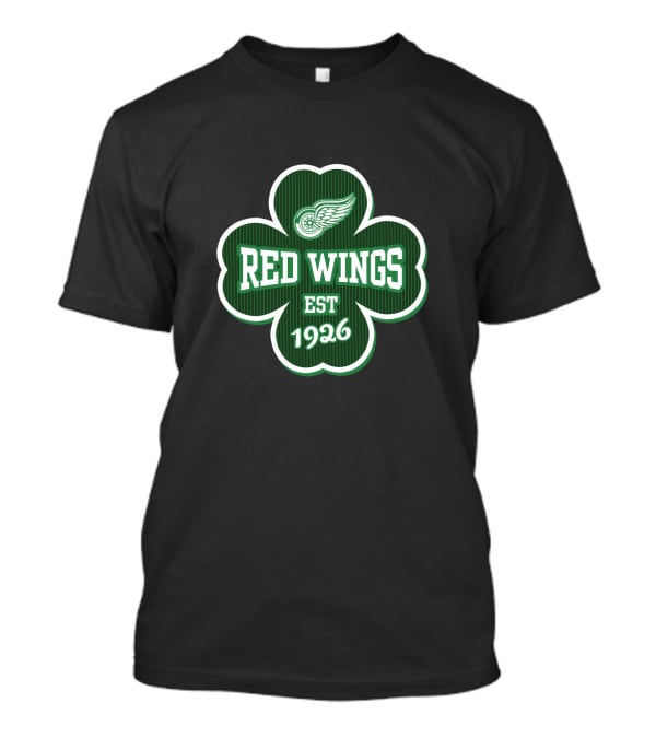 Detroit Red Wings Shamrock St Patrick's Day Est 1926 T-Shirt