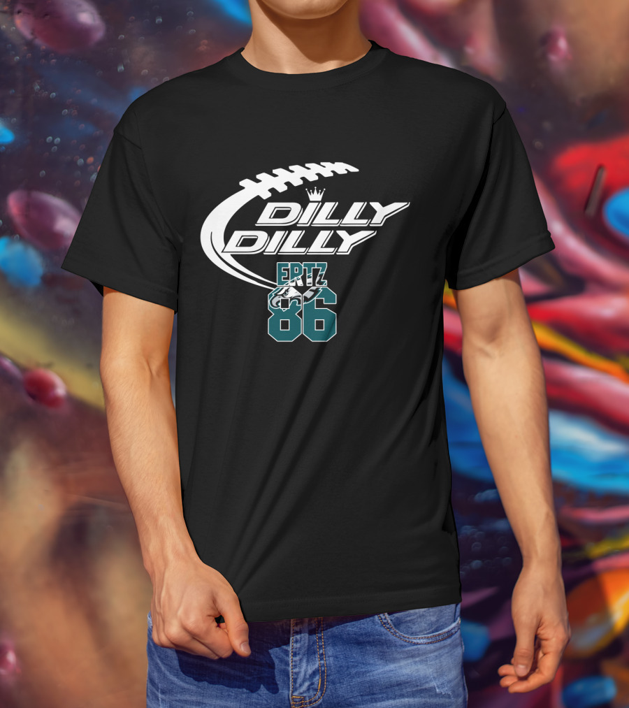 Dilly Dilly Philadelphia Eagles Ertz 86 Football T-Shirt