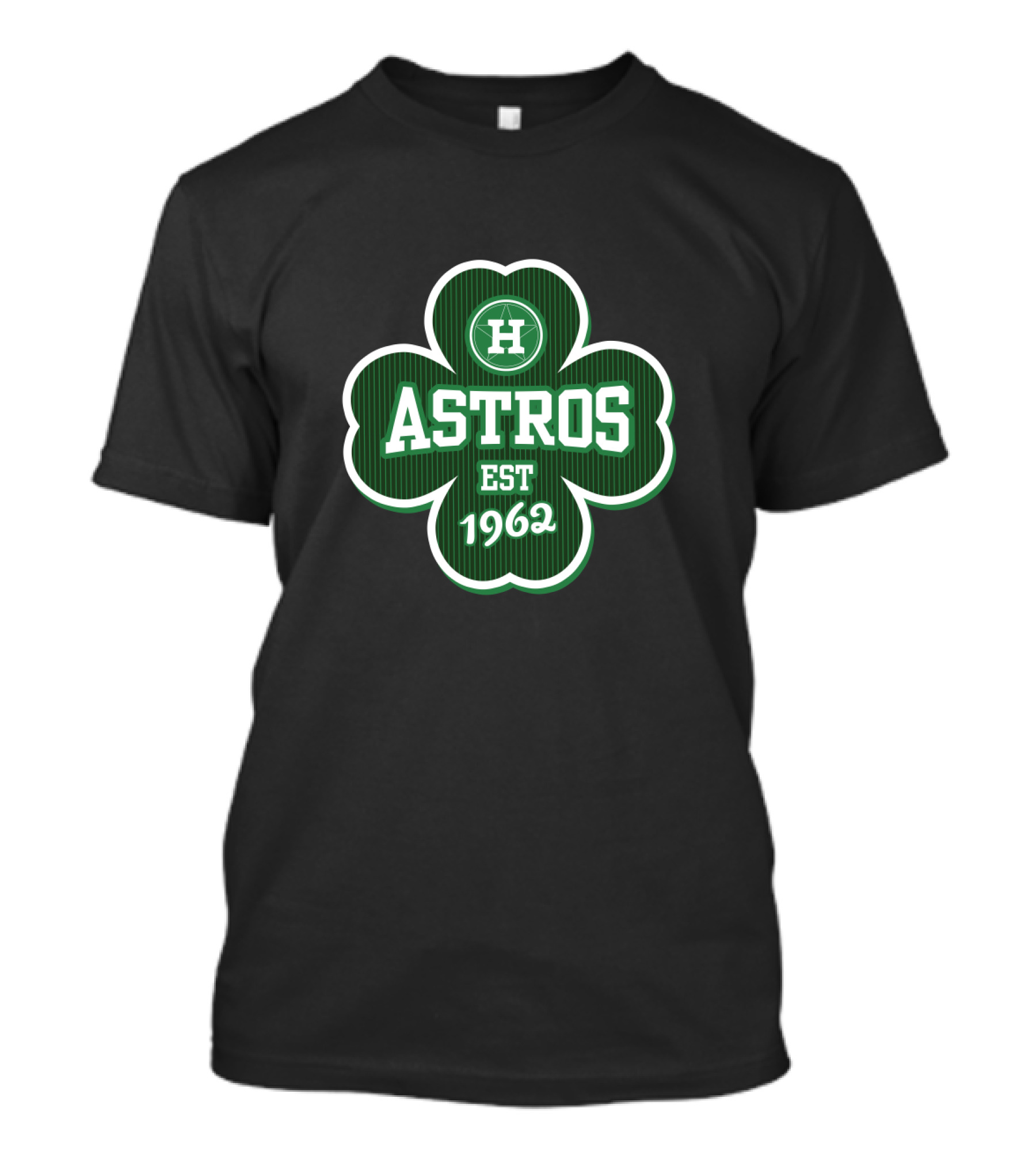 Houston Astros Clover EST 1962 St Patrick's Day H T-Shirt