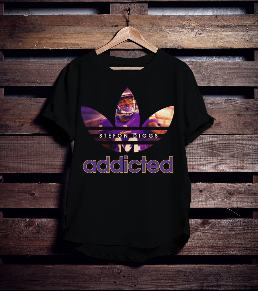 Stefon Diggs Minnesota Vikings Addicted Nfl T-Shirt