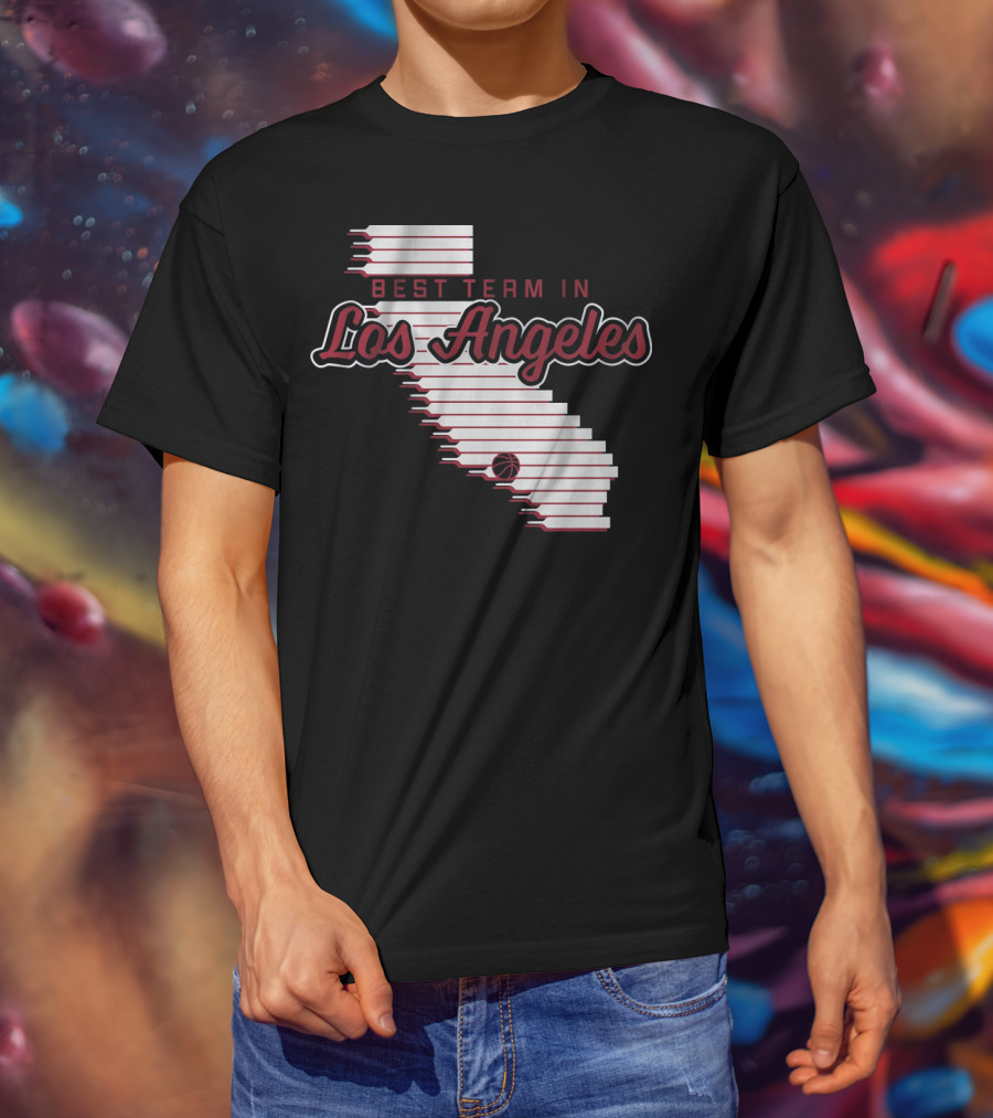 Best Team In Los Angeles ClippersTeam California Basketball T-Shirt