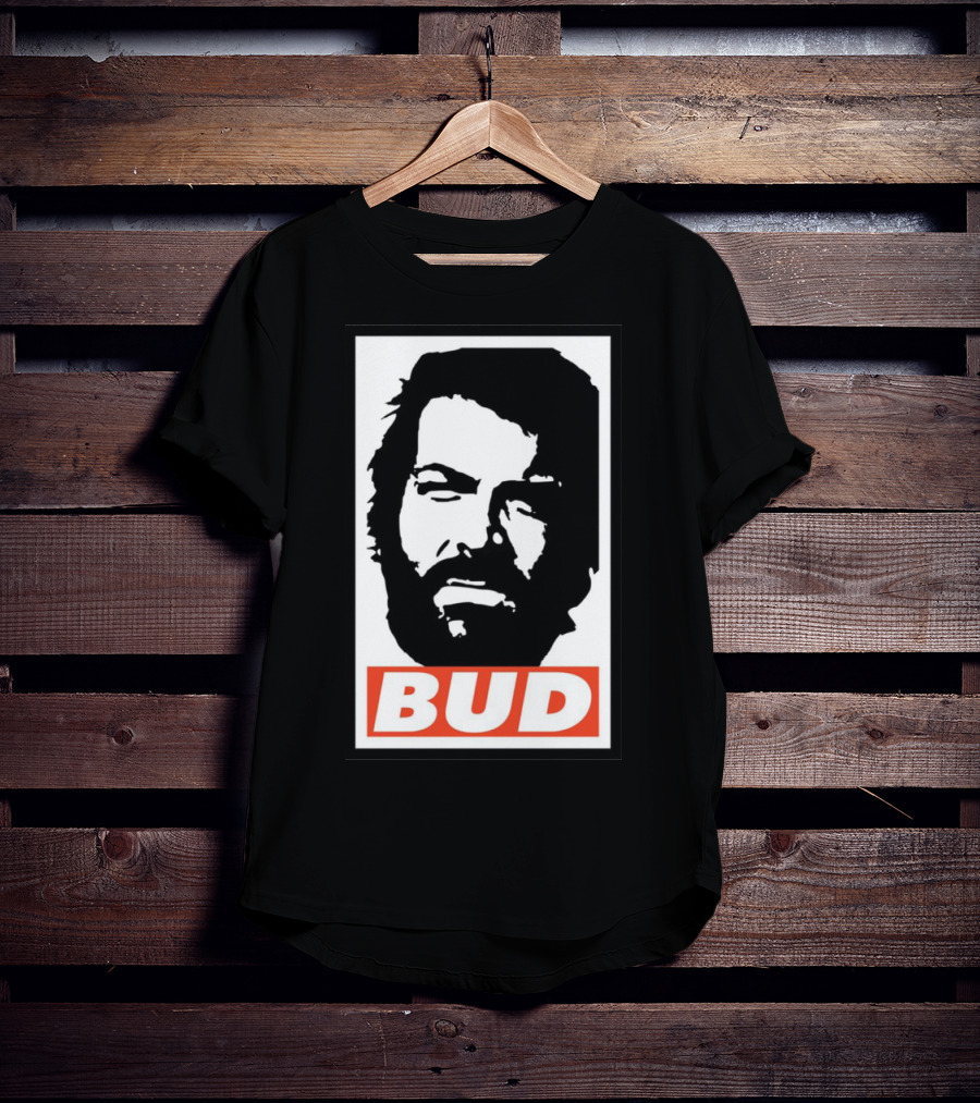 Bud Spencer Tribute Graphic Blockface T-Shirt