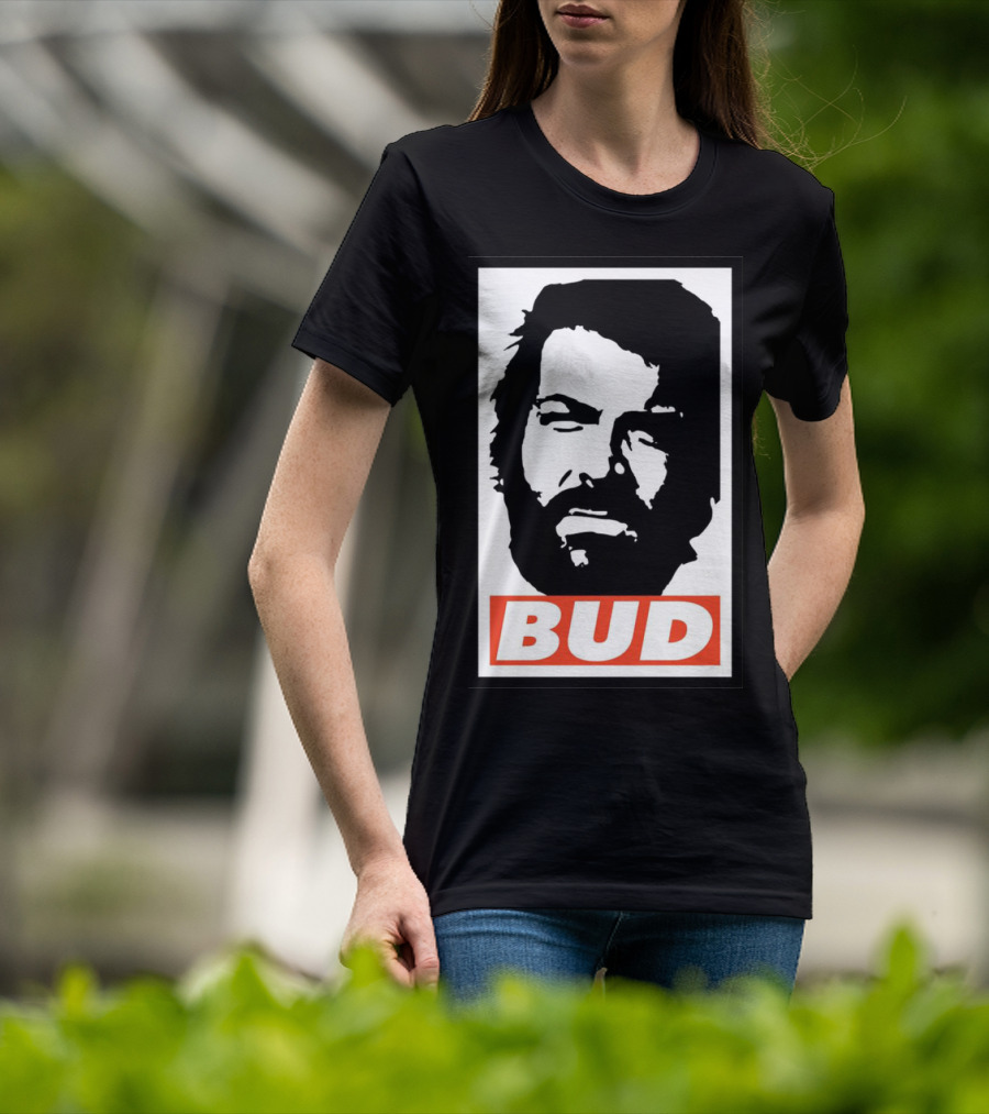 Bud Spencer Tribute Graphic Blockface T-Shirt