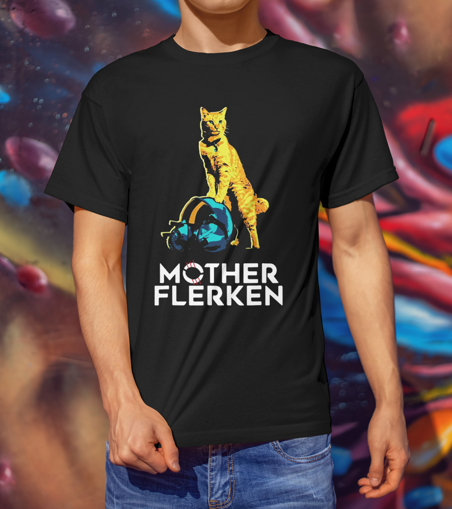 Mother Flerken Cat With Goose Helmet Marvel Fan T-Shirt