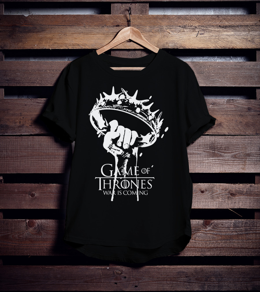 Game Of Thrones War Is Coming Crown Hand T-Shirt