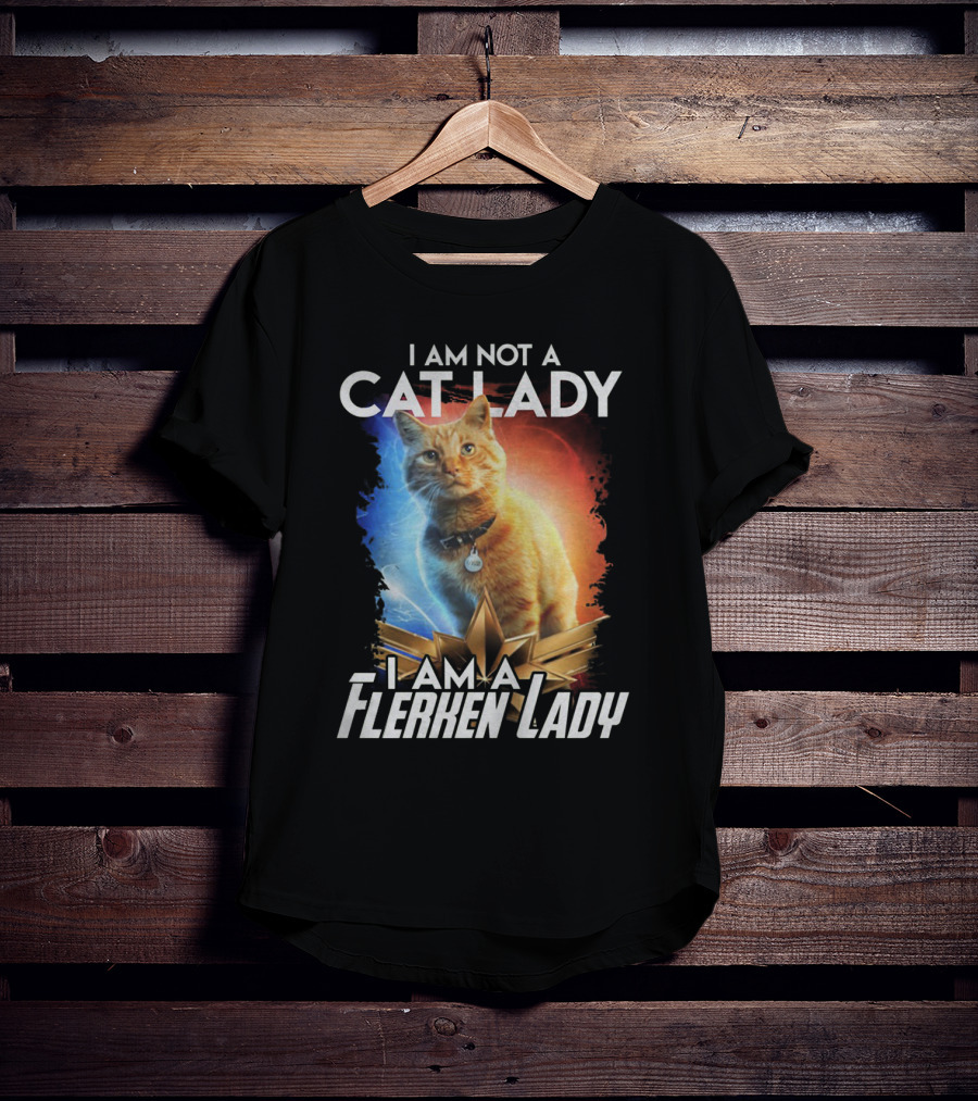 I Am Not A Cat Lady I Am A Flerken Lady Goose Cat T-Shirt