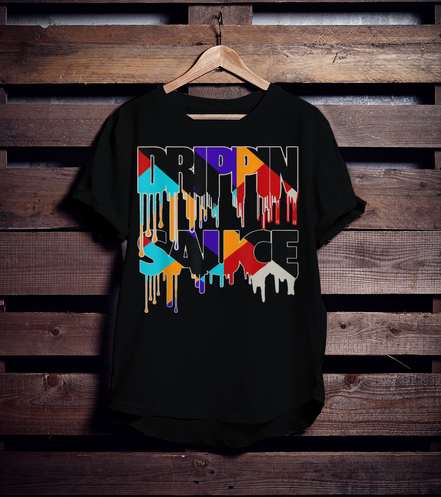 Jordan 9 Drippin Sauce Dream It Do It Bold Multicolor Drip T-Shirt