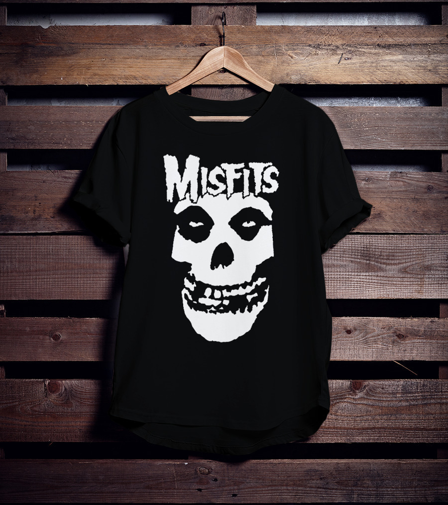 Misfits Fiend Skull Iconic Punk Rock Band T-Shirt