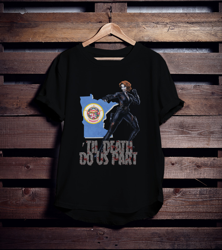 Minnesota Black Widow 'Til Death Do Us Part T-Shirt