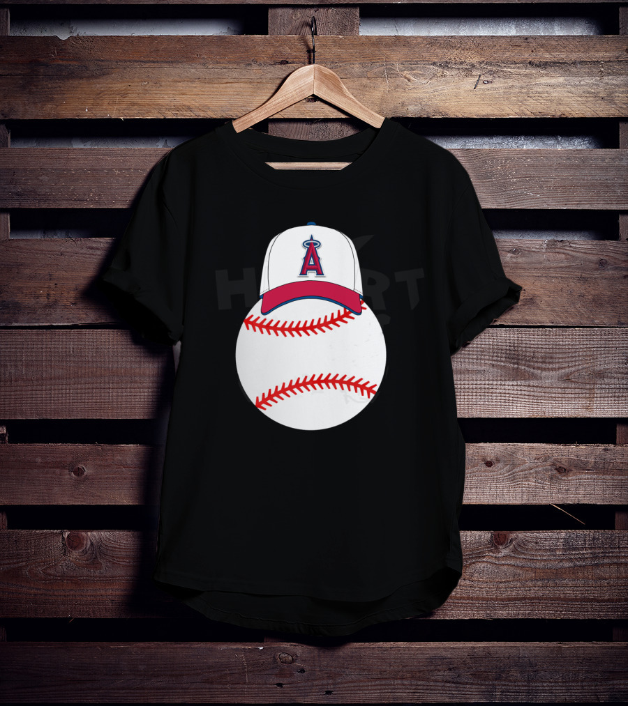 Los Angeles Angels Mickey Mouse Baseball Cap T-Shirt