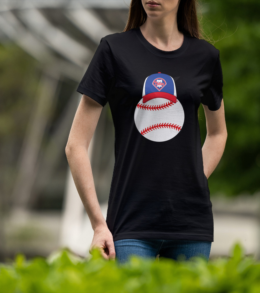 Philadelphia Phillies Mickey Mouse Baseball Hat T-Shirt