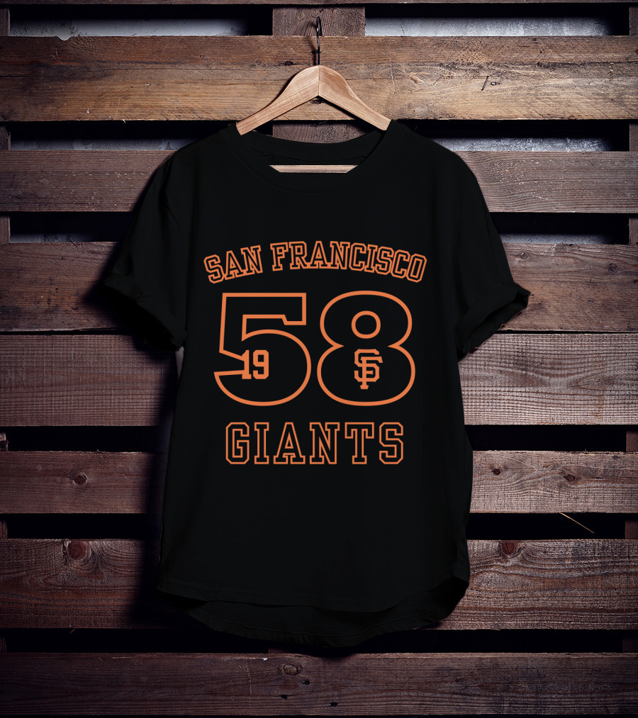 San Francisco Giants 1958 SF Logo Retro Baseball Fan Gear T-Shirt