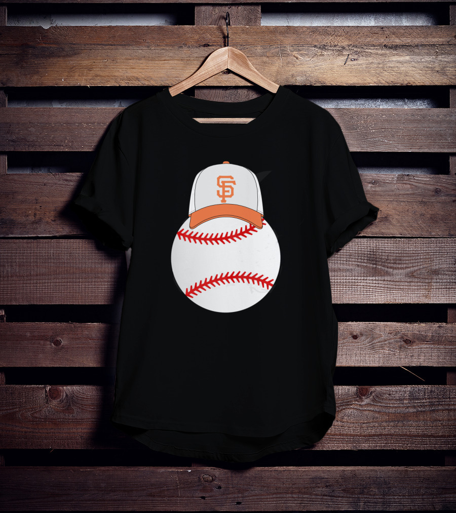 San Francisco Giants Mickey Mouse Ears Baseball Cap T-Shirt