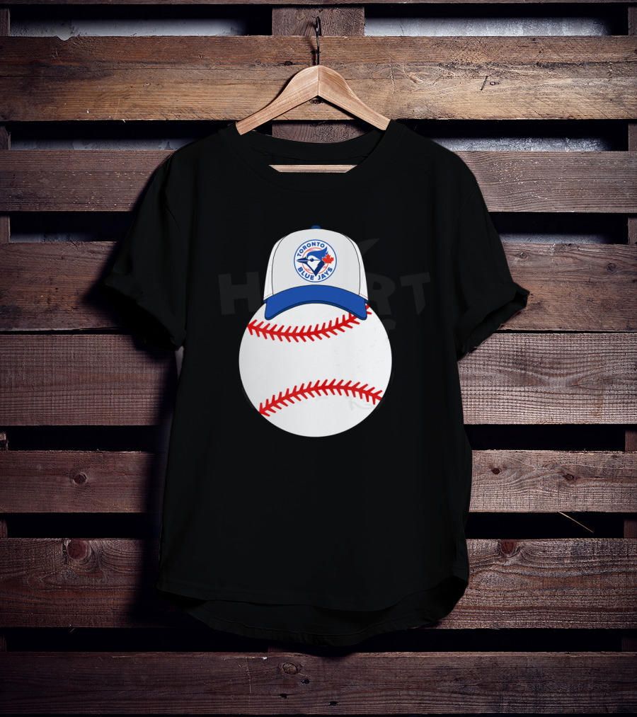 Toronto Blue Jays Mickey Mouse Baseball Cap And Ball T-Shirt