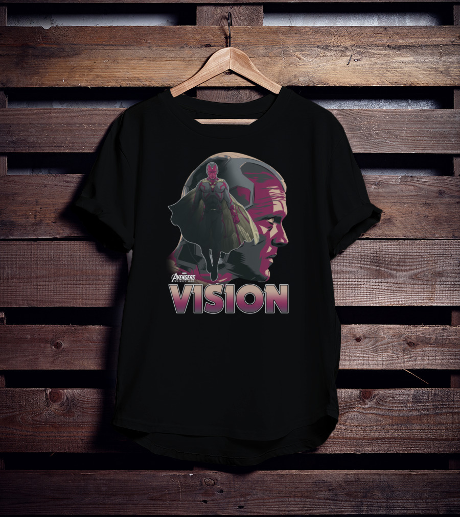 Avengers Vision Profile Infinity War T-Shirt