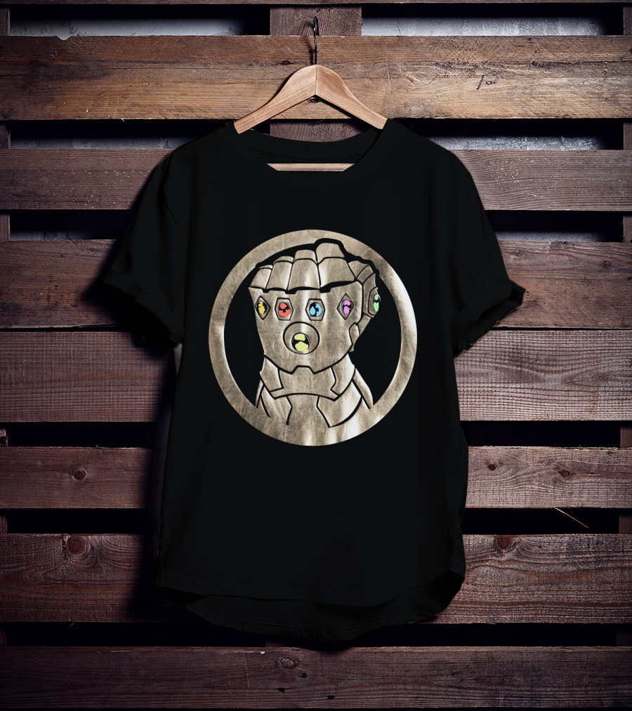 Avenger Infinity War Thanos Gauntlet With Infinity Stones T-Shirt