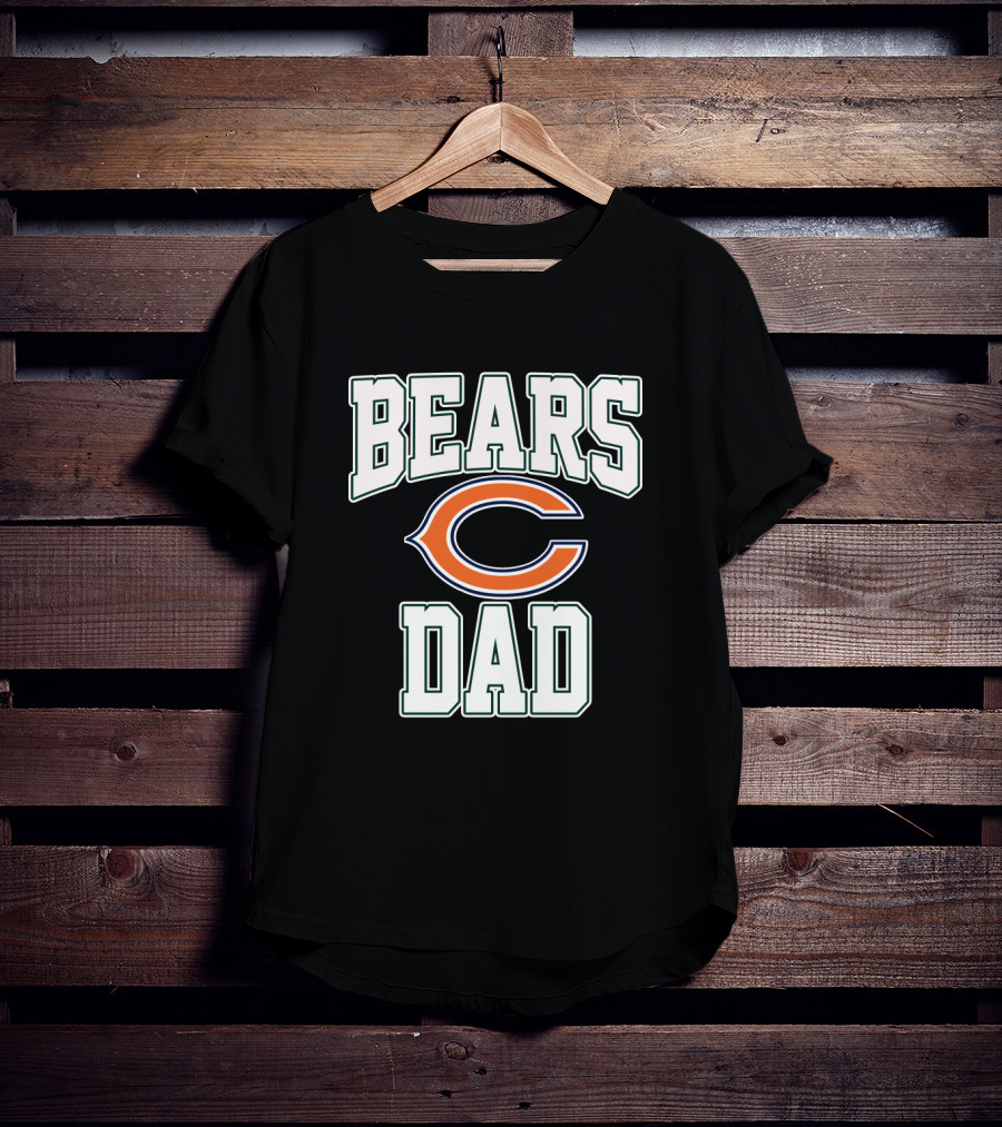 Chicago Bears Dad Fathers Day Edition T-Shirt