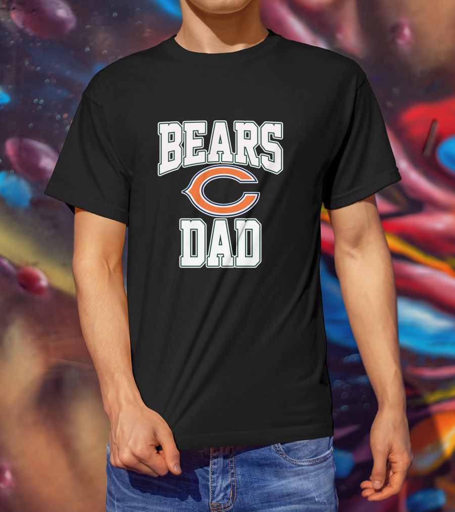 Chicago Bears Dad Fathers Day Edition T-Shirt