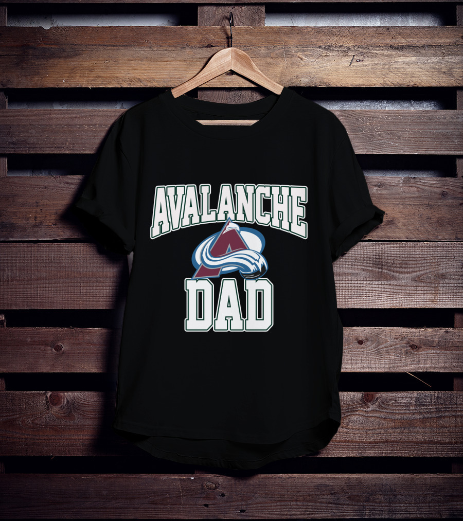 Avalanche Dad Colorado Hockey Enthusiast T-Shirt