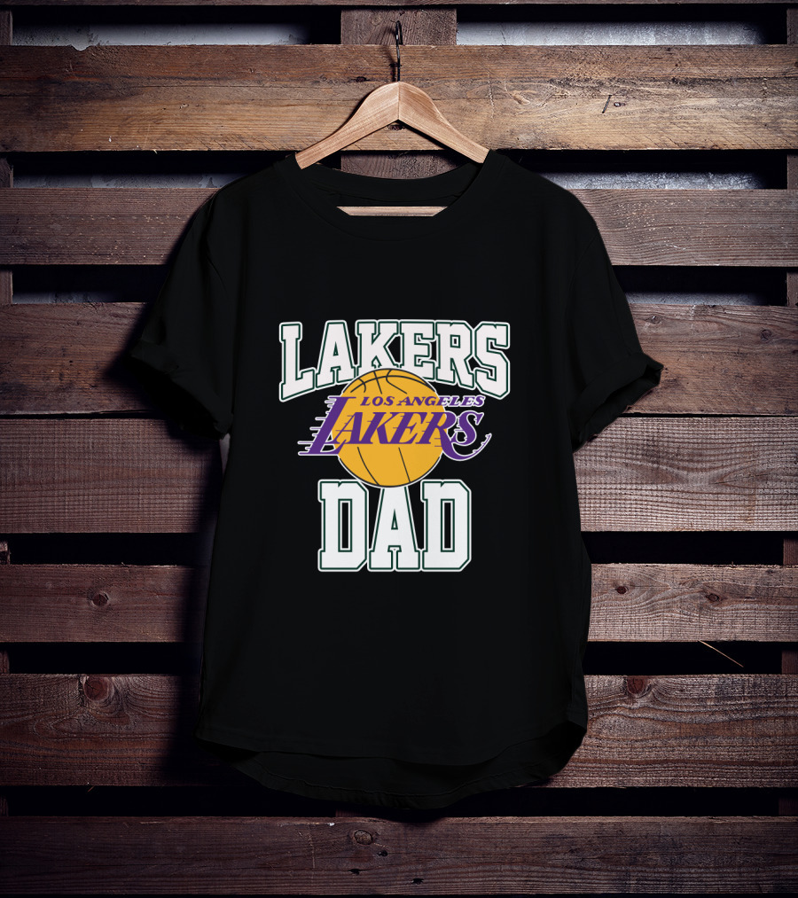 Lakers Dad Los Angeles Lakers Fathers Day T-Shirt