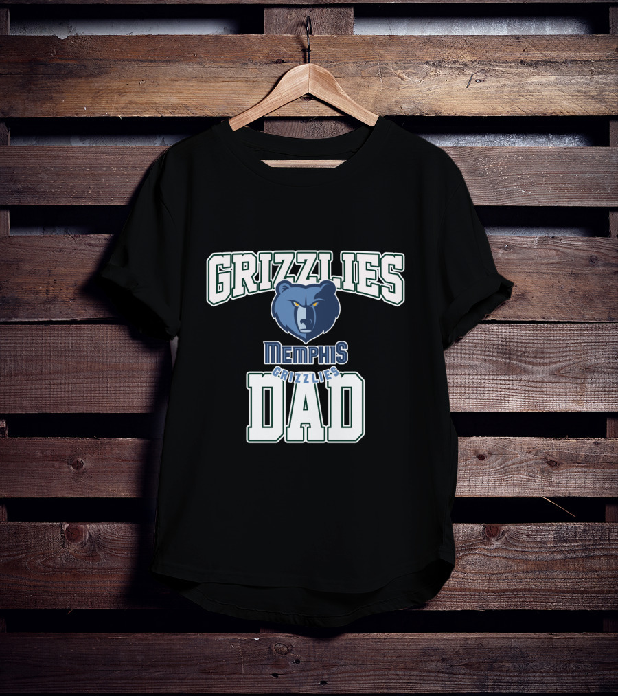 Memphis Grizzlies Dad Best Fathers Day Gift T-Shirt
