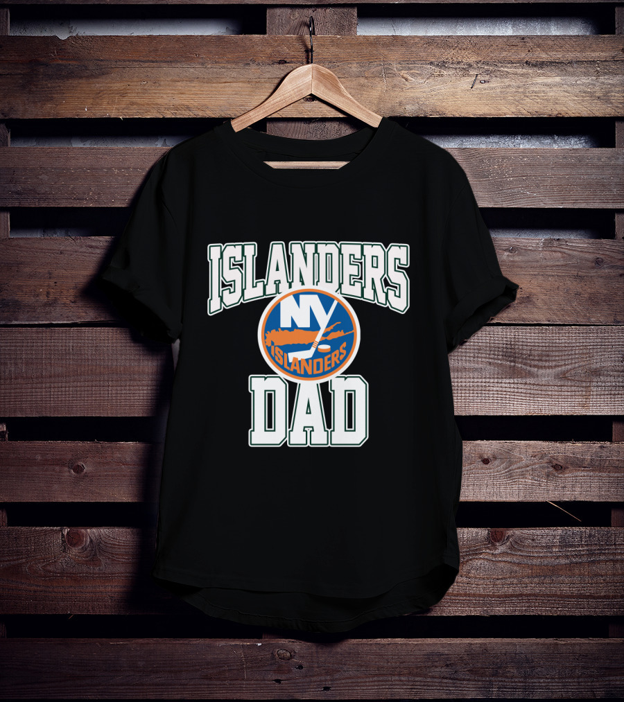 Ny Islanders Dad Islanders Hockey Team T-Shirt