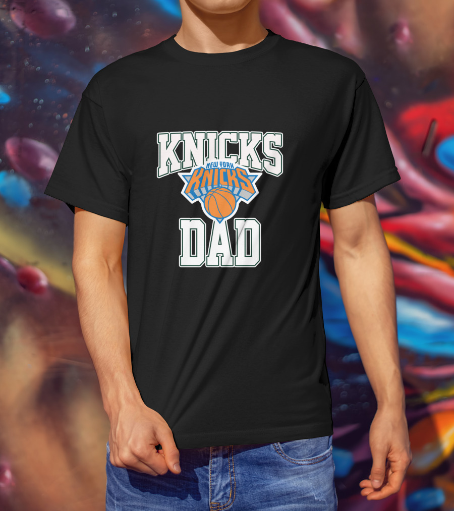 Knicks Dad New York Basketball Father's Day T-Shirt