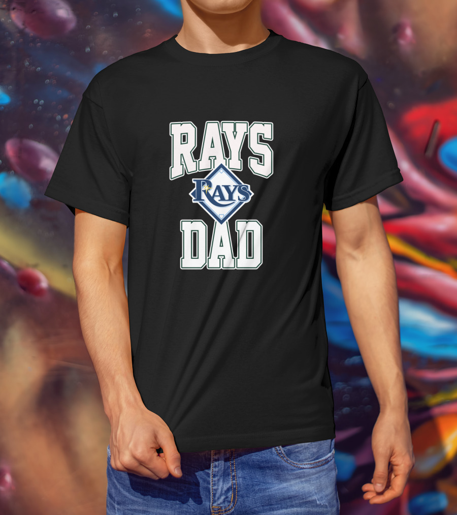 Rays Dad Tampa Bay Rays Baseball T-Shirt