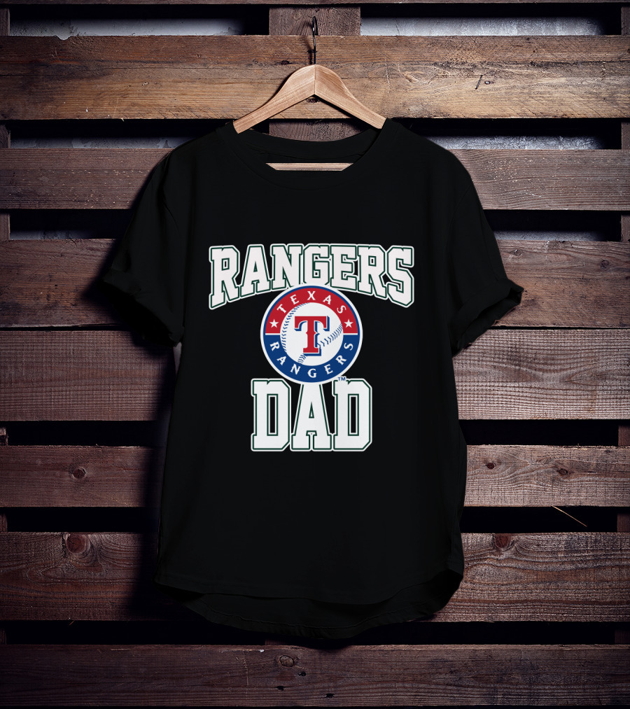 Texas Rangers Dad Official Team Logo Rangers T-Shirt