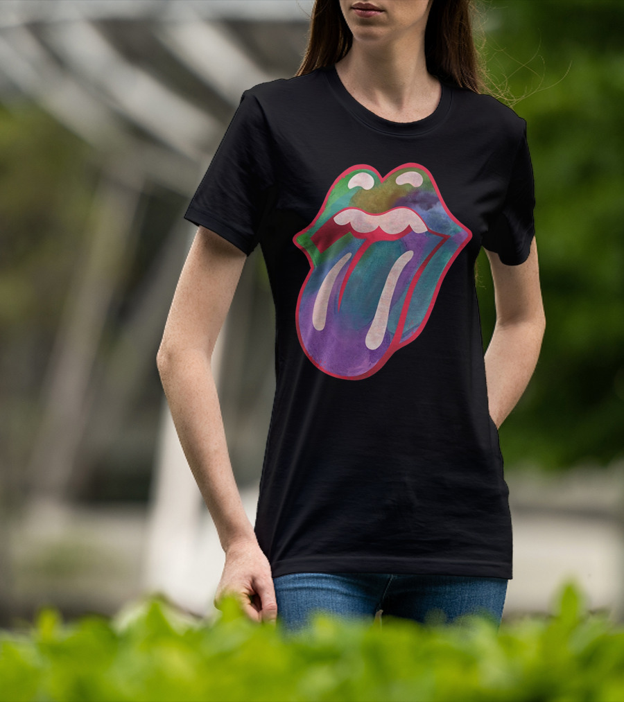 The Rolling Stones Multicolor Tongue T-Shirt