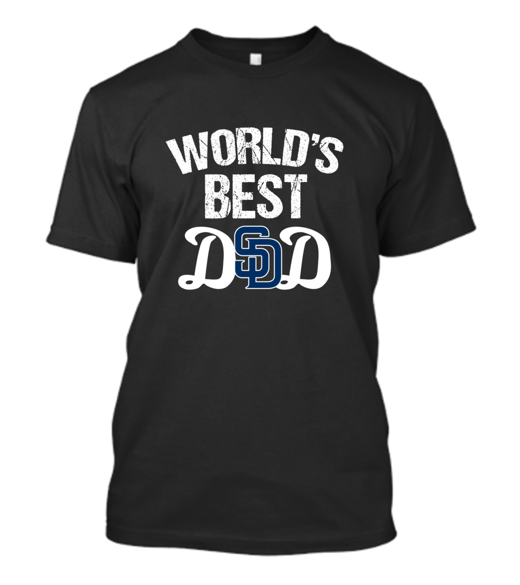 World's Best Dad San Diego Padres Fan Tribute T-Shirt