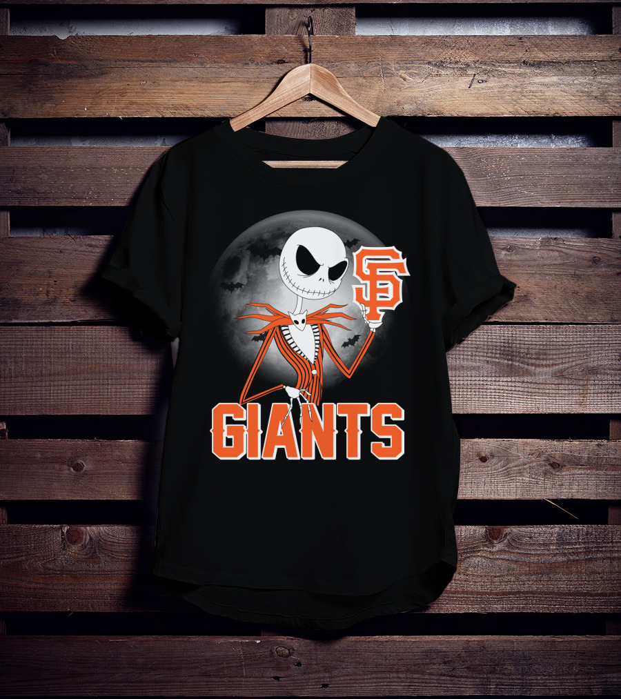 Jack Skellington San Francisco Giants Halloween T-Shirt