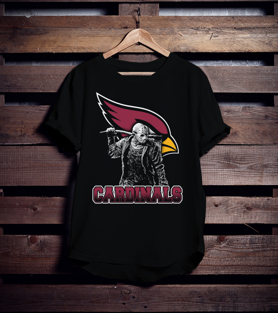 Jason Voorhees Cardinals Fans Arizona T-Shirt