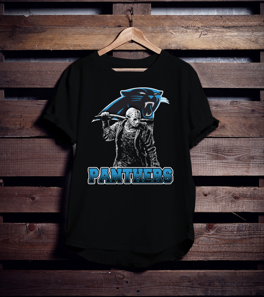 Panthers Jason Voorhees Carolina Fans T-Shirt