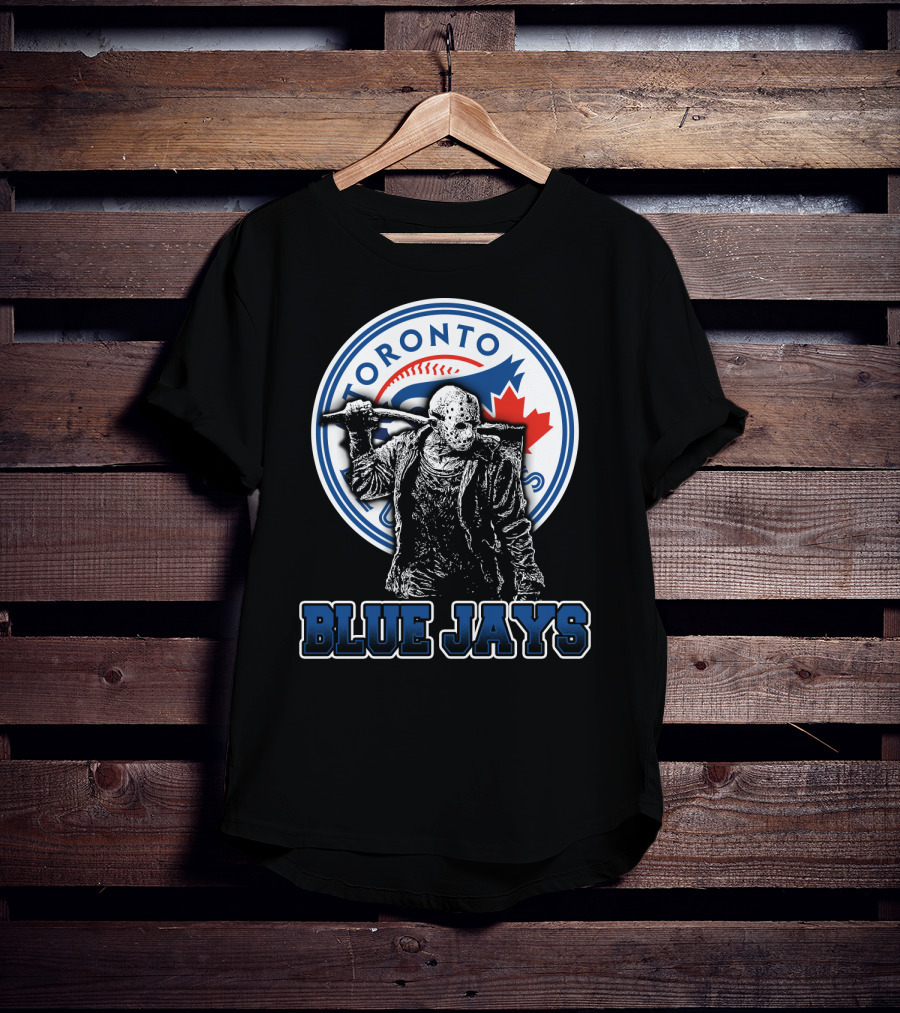 Jason Voorhees Toronto Blue Jays Crossover With Iconic T-Shirt