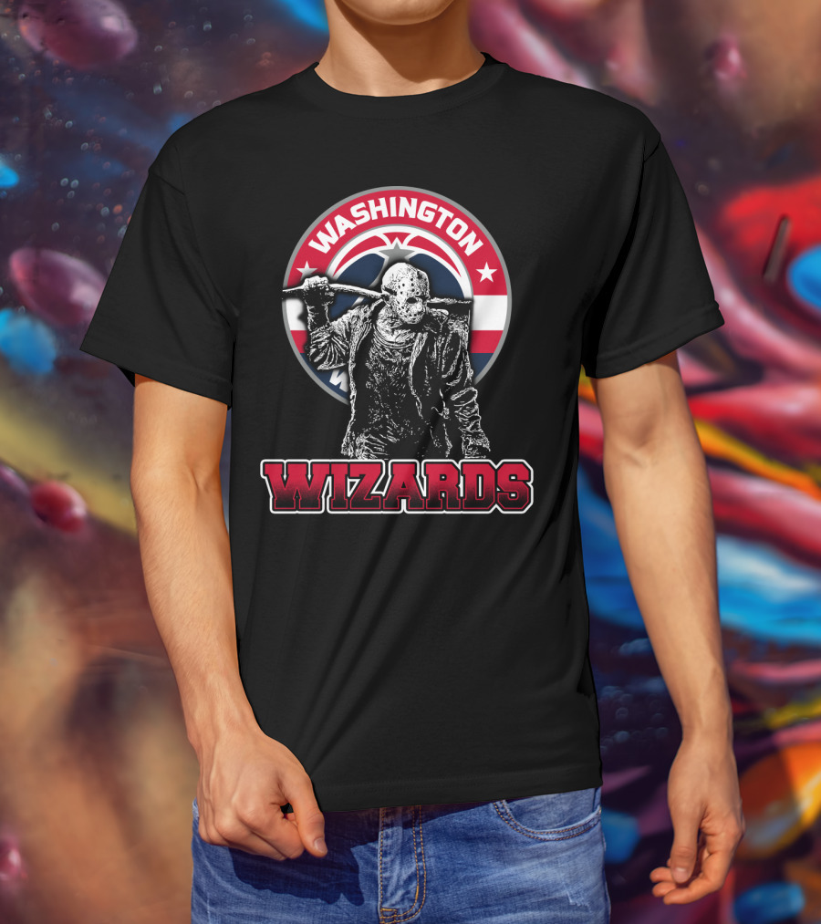 Jason Voorhees And Washington Wizards Crossover Fans T-Shirt