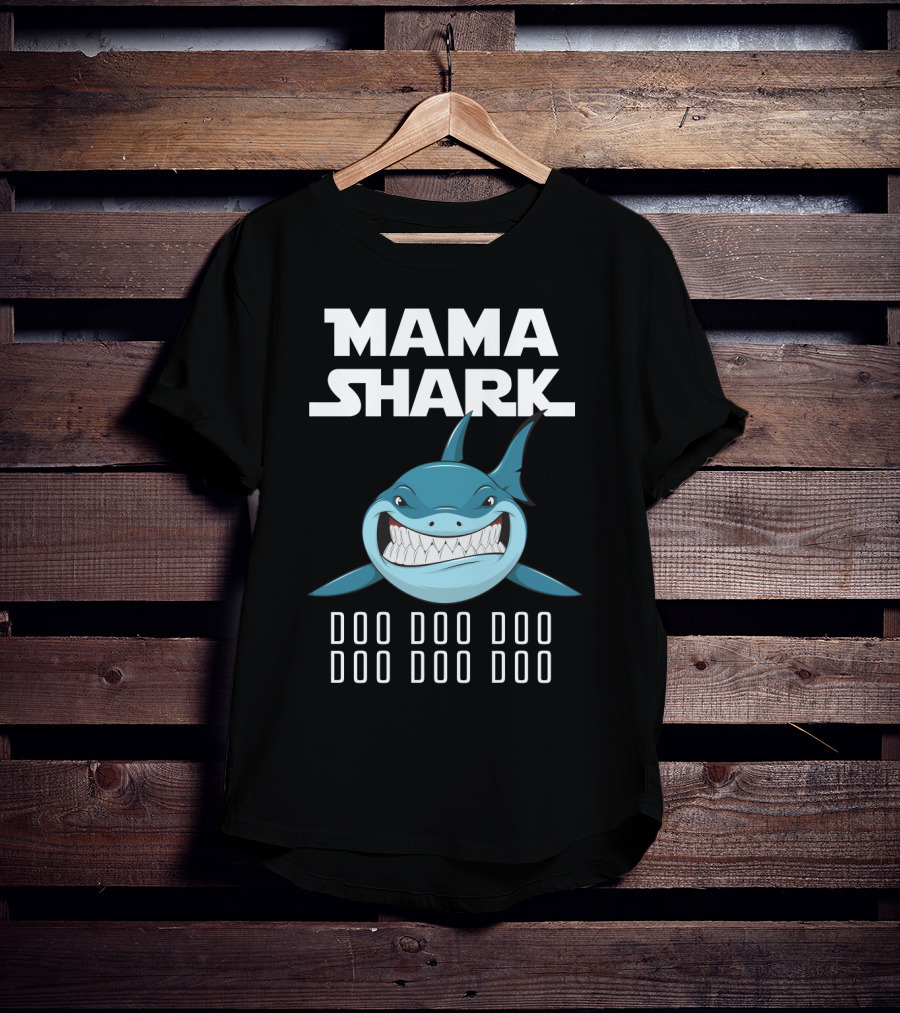 Mama Shark Doo Doo Doo Song Lyrics T-Shirt