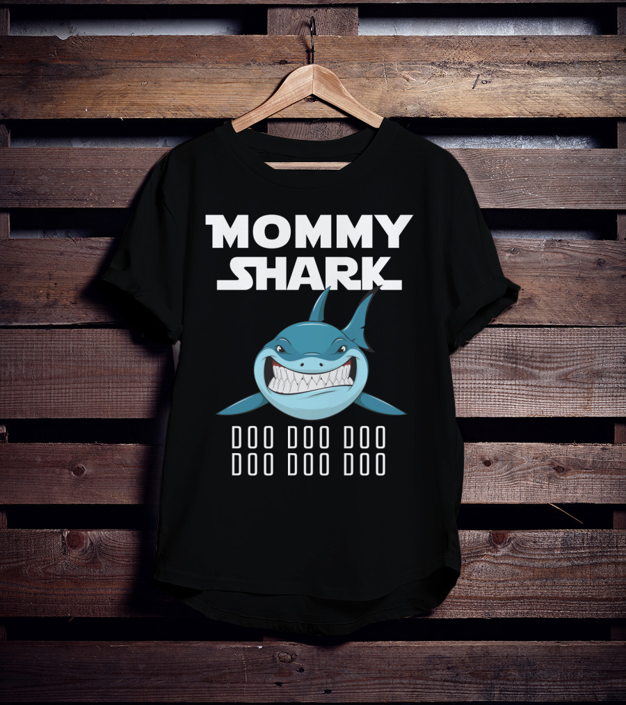 Mommy Shark Doo Doo Doo Cartoon T-Shirt