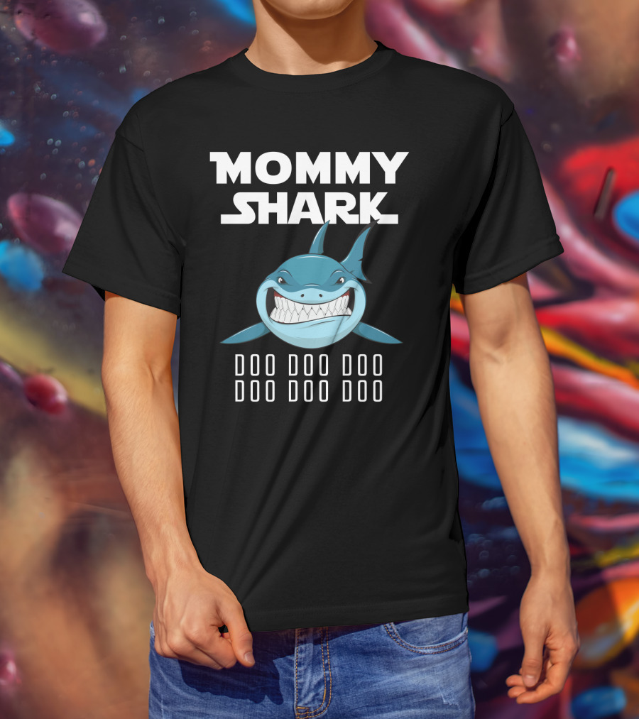 Mommy Shark Doo Doo Doo Cartoon T-Shirt