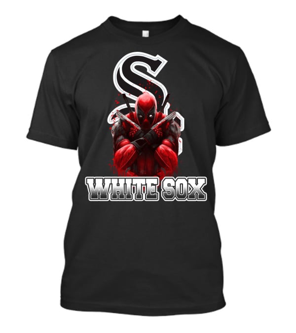Chicago White Sox Deadpool Crossed Swords T-Shirt