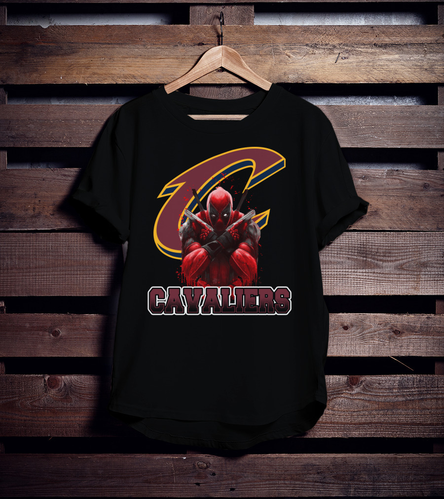 Cleveland Cavaliers Deadpool Mashup Fan T-Shirt