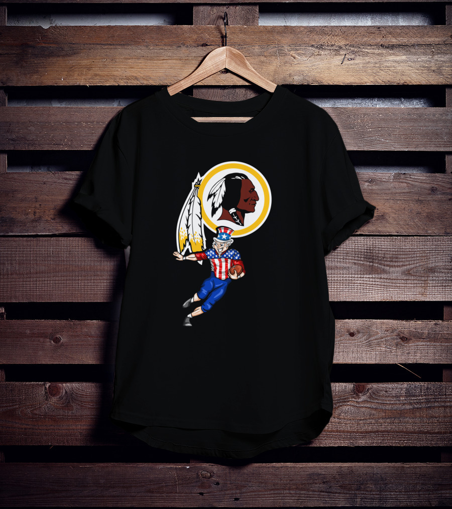 4Th July Uncle Sam With Washington Football Team T-Shirt