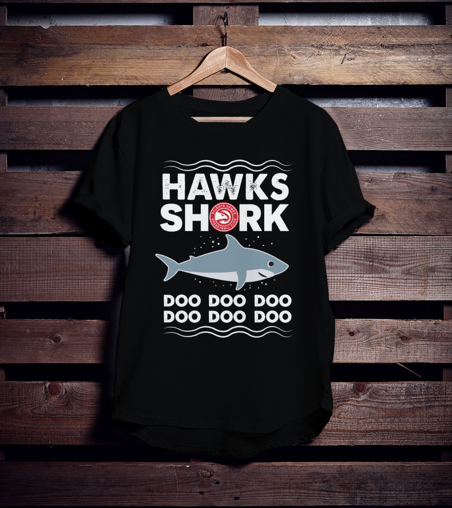 Atlanta Hawks Shark Doo Doo Doo Doo Basketball Club T-Shirt