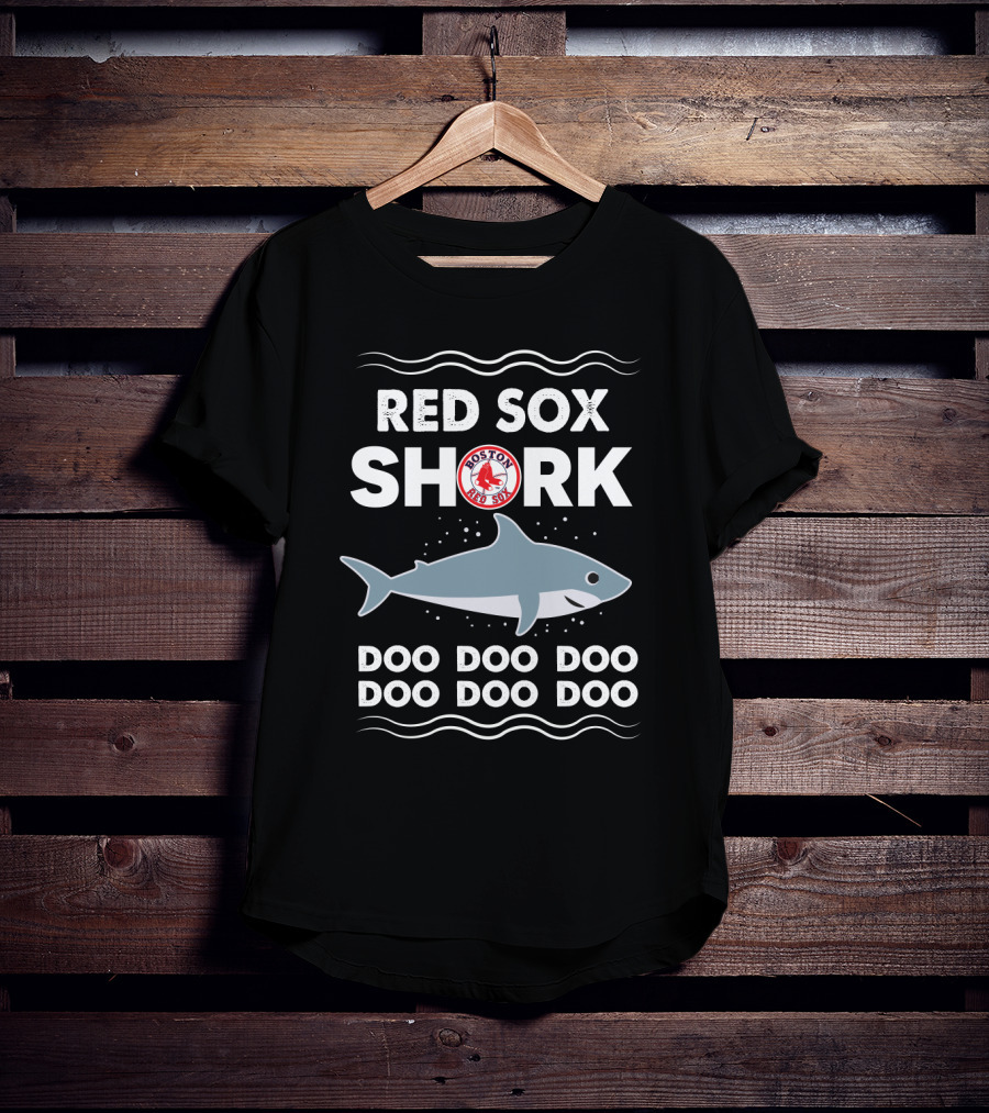 Boston Red Sox Shark Doo Doo Doo Featuring Team Logo And Stylish T-Shirt