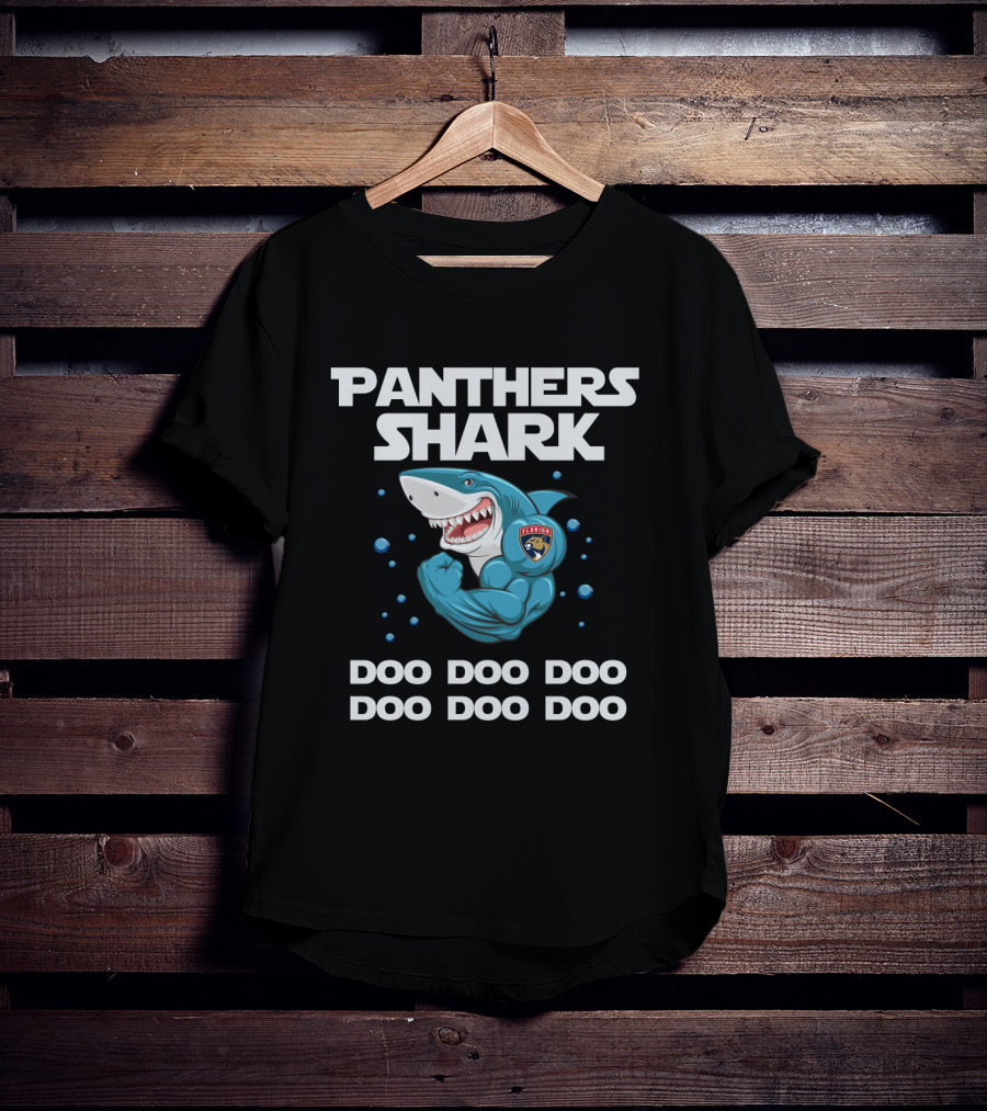 Panthers Shark Florida Doo Doo Doo Doo Doo Doo T-Shirt