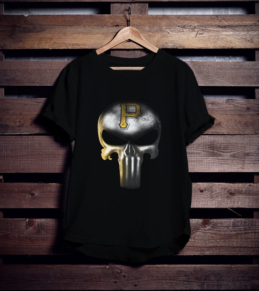 Pittsburgh Pirates Punisher Skull Fan T-Shirt