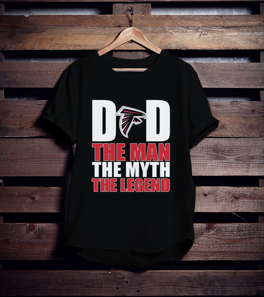 Dad Atlanta Falcons The Man The Myth The Legend T-Shirt