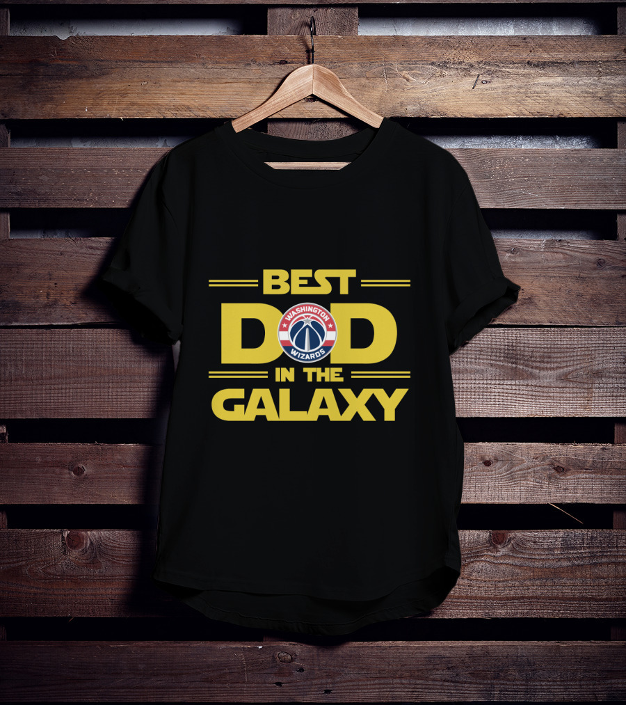 Best Dad In The Galaxy Washington Wizards T-Shirt
